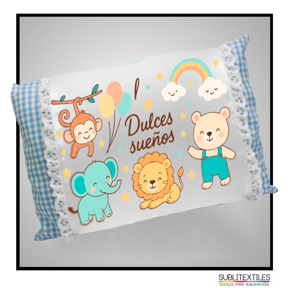 Almohaditas para Bebé para Sublimar | Cojines Personalizables en Colores Rosa y Azul - Image 6