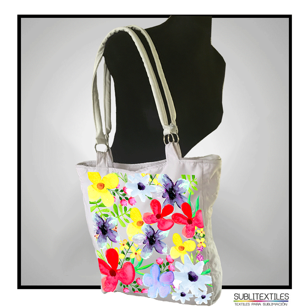 Bolso Grande de Dama para Sublimar | Poliéster 100% Personalizable