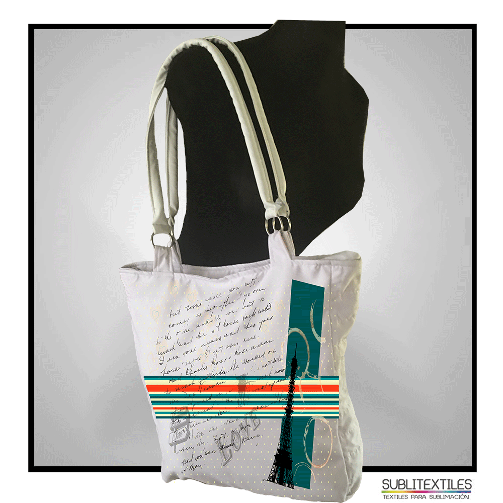 Bolso Grande de Dama para Sublimar | Poliéster 100% Personalizable - Image 2