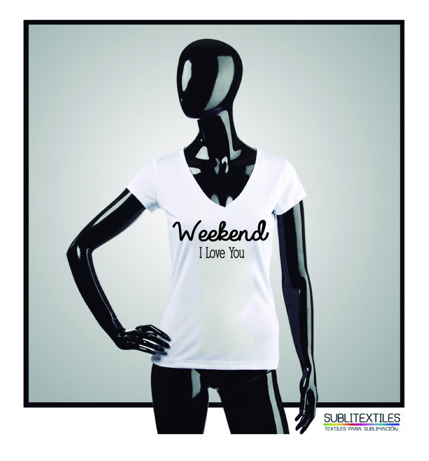 Camiseta para Sublimar Mujer | Playera Cuello V | Calidad Premium - Image 2