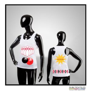 Camiseta Dry Fit sin Manga para Mujer para Sublimar | Playera Deportiva Dama 100% Poliéster