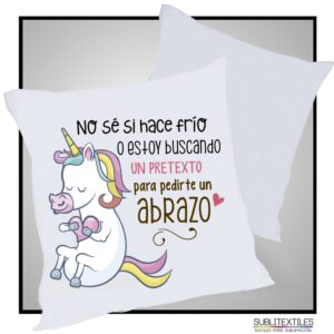 Funda de Cojín de Poliéster para Sublimación | Personalizable y Lavable