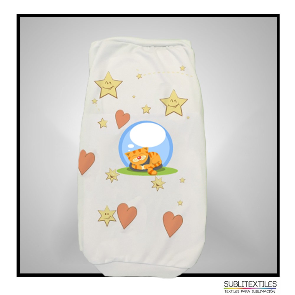 Camiseta para Sublimar Mascota | 100% Poliéster Personalizable