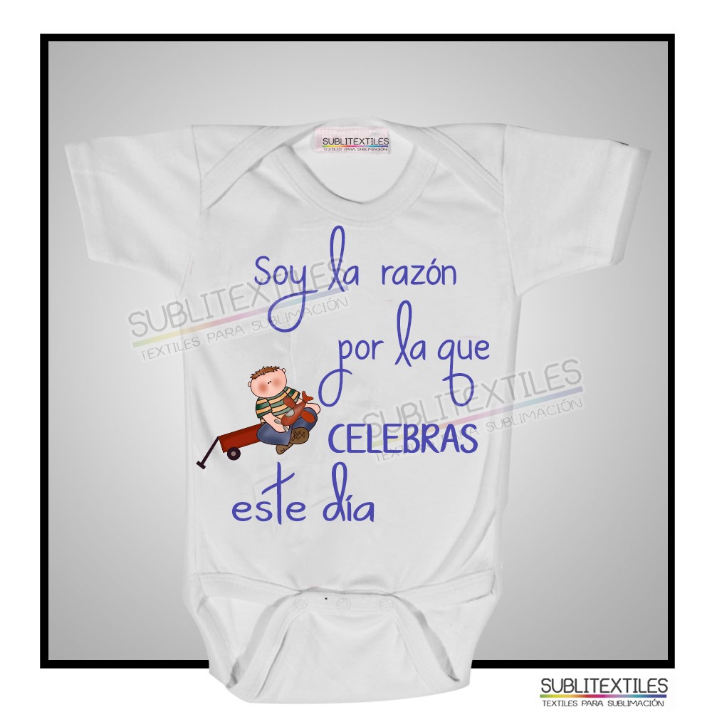 Pañalero Blanco de Poliéster para Sublimar | Body de Bebé Personalizable - Image 3