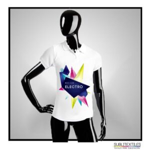 Playera Mujer Tipo Polo 100% Poliéster para Sublimar | Calidad Premium