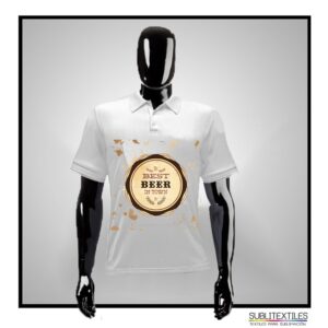 Playera Polo Hombre 100% Poliéster para Sublimar | Ideal para Personalizar