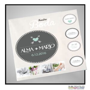 Servilleta 40x40 cm 100% Poliéster para Sublimar y Personalizar