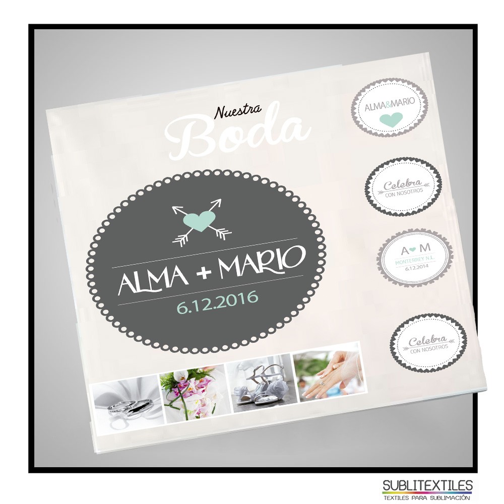 Servilleta 40x40 cm 100% Poliéster para Sublimar y Personalizar