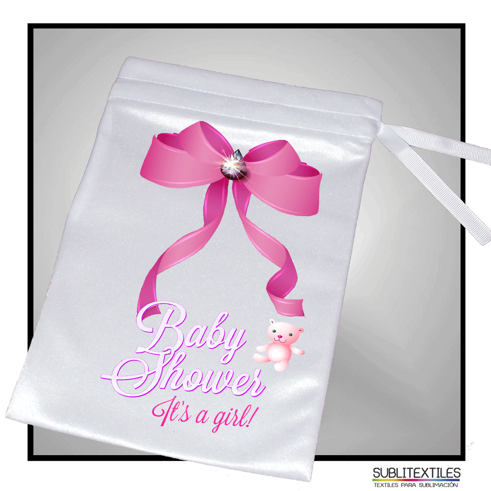 Bolsita de Regalo Blanca para Sublimación Personalizada